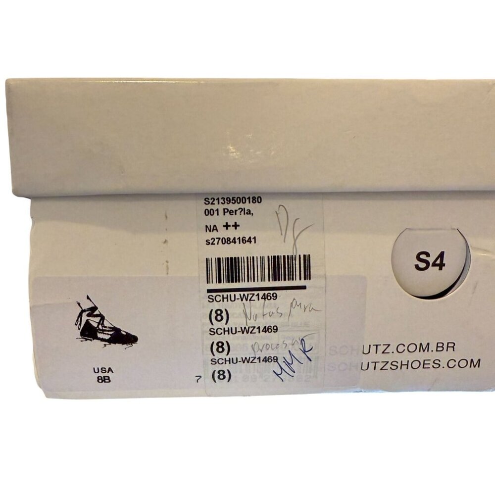 Schutz Jessel Flat Espadrille Sandals in Perla Nautico Blue NIB – Size 8 - Picture 5 of 10